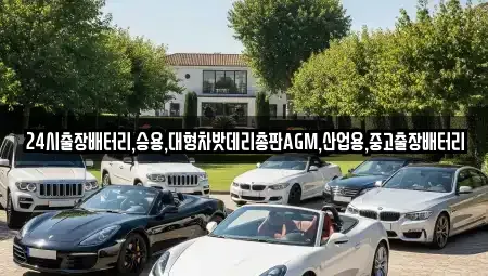 경기 화성시 장지동 중고차 전문 24시출장배터리,승용,대형차밧데리총판AGM,산업용,중고출장배터리