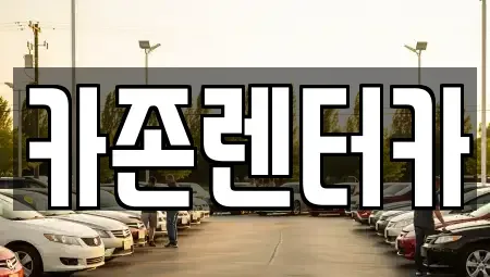 경기도 광주시 송정동 단기렌트카 전문 카존렌터카