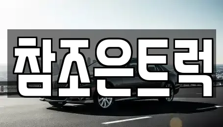 경기도 광주시 송정동 중고차 전문 참조은트럭