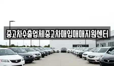 경기도 광주시 송정동 중고차매입 전문 중고차수출업체중고차매입매매지원센터