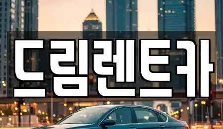 경기도 군포시 금정동 렌트카 전문 드림렌트카