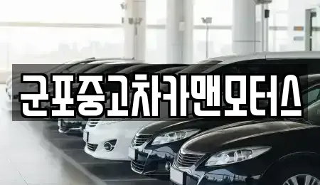 경기도 군포시 금정동 중고차 전문 군포중고차카맨모터스