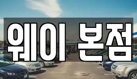 경기도 군포시 당동 단기렌트카 전문 웨이 본점