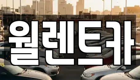 경기도 군포시 당동 렌트카 전문 월렌트카