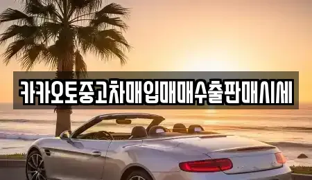 경기도 군포시 당동 중고차 전문 카카오토중고차매입매매수출판매시세
