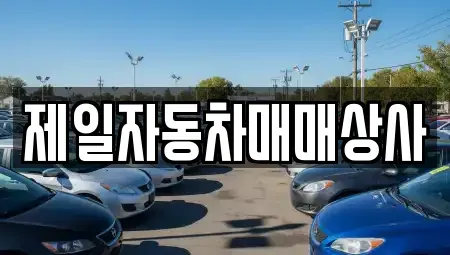 경기도 김포시 운양동 중고차매매 전문 제일자동차매매상사