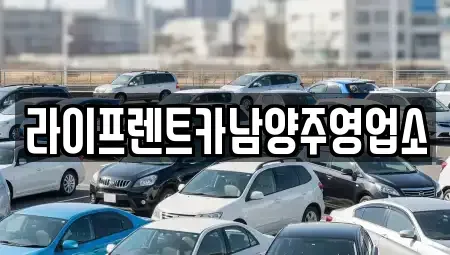 경기도 남양주시 삼패동 렌트카 전문 라이프렌트카남양주영업소