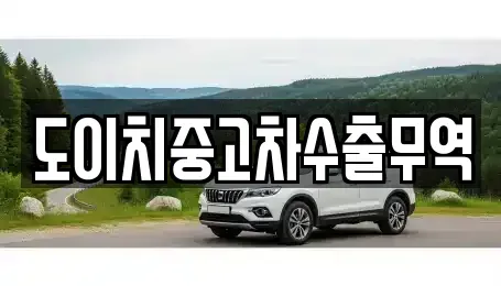 경기도 동두천시 보산동 중고차 전문 도이치중고차수출무역