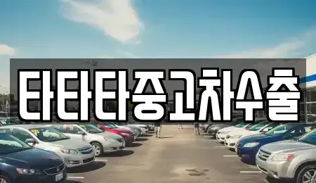 경기도 동두천시 보산동 중고차 전문 타타타중고차수출