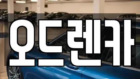 경기도 부천시 단기렌트카 전문 오드렌카
