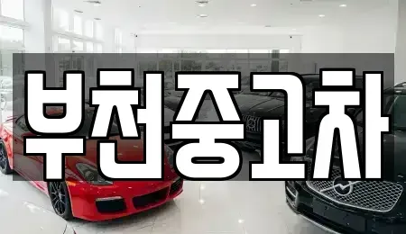 경기도 부천시 중고차매매 전문 부천중고차