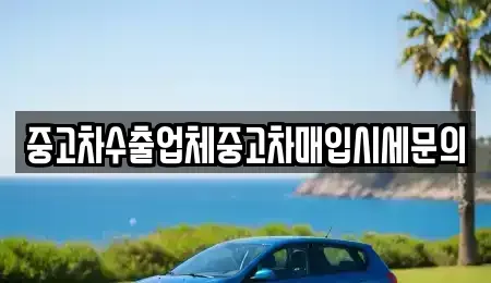 경기도 부천시 중고차매입 전문 중고차수출업체중고차매입시세문의
