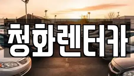 경기도 성남시 분당구 백현동 단기렌트카 전문 청화렌터카