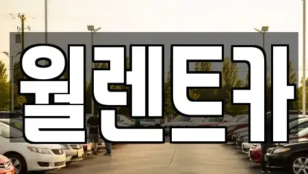 경기도 수원시 권선구 금곡동 렌트카 전문 월렌트카