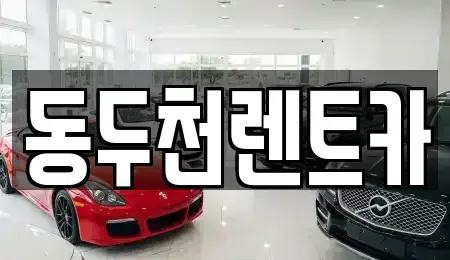 경기도 양주시 은현면 렌트카 전문 동두천렌트카
