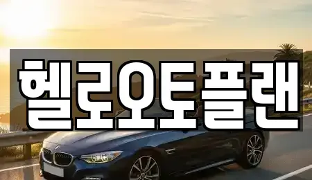경기도 오산시 내삼미동 장기렌트카 전문 헬로오토플랜