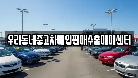 경기도 오산시 내삼미동 중고차매입 전문 우리동네중고차매입판매수출매매센터