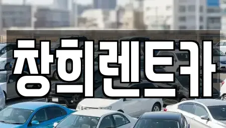 경기도 용인시 기흥구 지곡동 렌트카 전문 창희렌트카