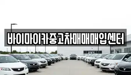 경기도 용인시 기흥구 지곡동 중고차 전문 바이마이카중고차매매매입센터