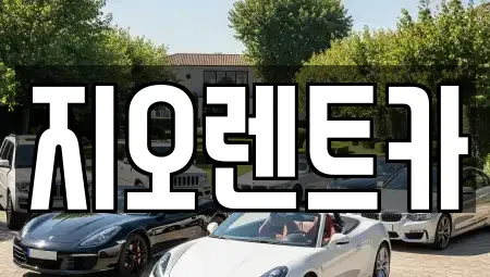 경기도 용인시 기흥구 하갈동 렌트카 전문 지오렌트카