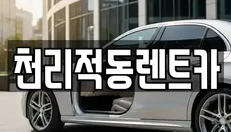 경기도 용인시 처인구 호동 렌트카 전문 천리적동렌트카