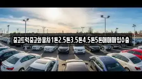 경기도 용인시 처인구 호동 중고차 전문 중고트럭중고화물차1톤2.5톤3.5톤4.5톤5톤매매매입수출