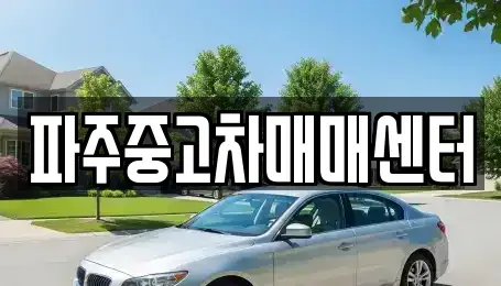 경기도 파주시 교하동 중고차 전문 파주중고차매매센터