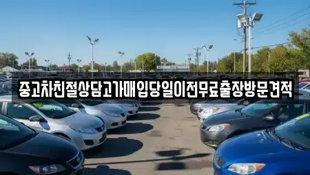 경기도 파주시 문산읍 중고차매입 전문 중고차친절상담고가매입당일이전무료출장방문견적