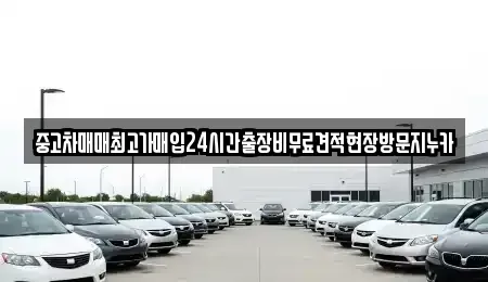 경기도 파주시 장단면 중고차 전문 중고차매매최고가매입24시간출장비무료견적현장방문지누카