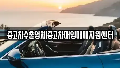 경남 고성군 삼산면 중고차매입 전문 중고차수출업체중고차매입매매지원센터