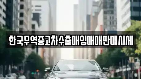 경남 고성군 삼산면 중고차매입 전문 한국무역중고차수출매입매매판매시세