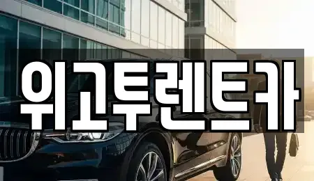 경남 김해시 단기렌트카 전문 위고투렌트카