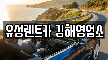 경남 김해시 동상동 렌트카 전문 유성렌트카 김해영업소