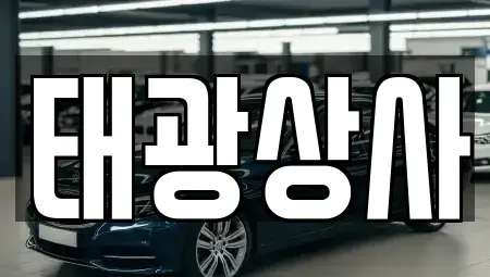 경남 김해시 동상동 중고차매매 전문 태광상사