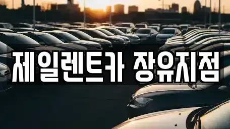 경남 김해시 렌트카 전문 제일렌트카 장유지점
