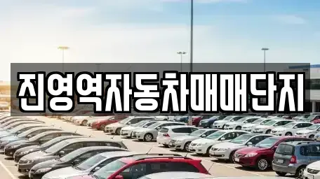 경남 김해시 중고차 전문 진영역자동차매매단지