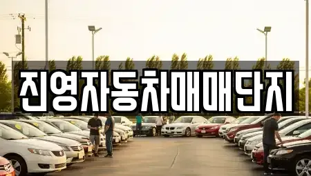 경남 김해시 중고차 전문 진영자동차매매단지