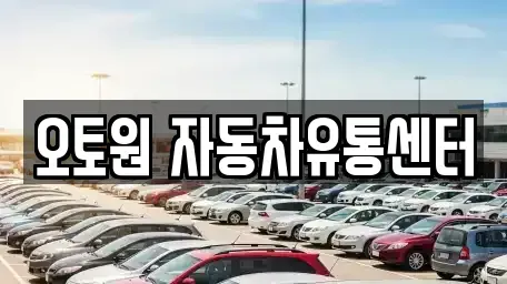 경남 진주시 하촌동 중고차매매 전문 오토원 자동차유통센터