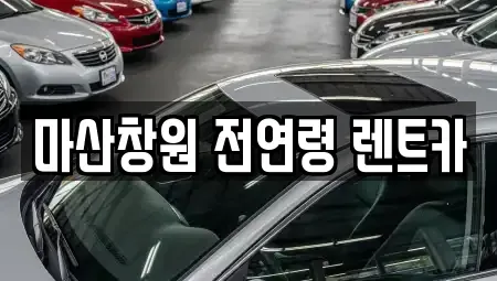경남 창원시 마산합포구 남성동 렌트카 전문 마산창원 전연령 렌트카