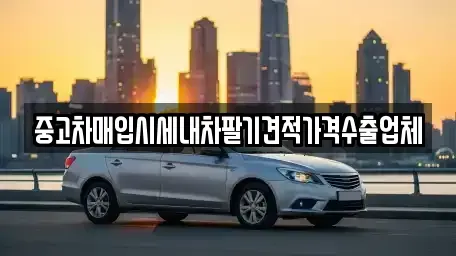 경남 창원시 성산구 사파정동 중고차매입 전문 중고차매입시세내차팔기견적가격수출업체