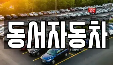 경남 창원시 의창구 동읍 중고차매매 전문 동서자동차