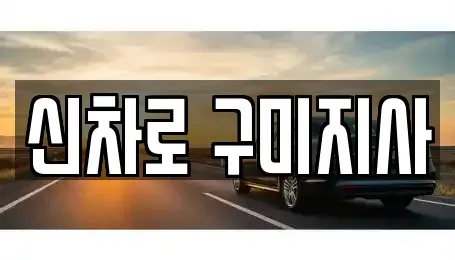 경북 구미시 형곡동 렌트카 전문 신차로 구미지사