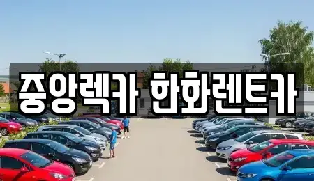 경북 구미시 형곡동 렌트카 전문 중앙렉카 한화렌트카