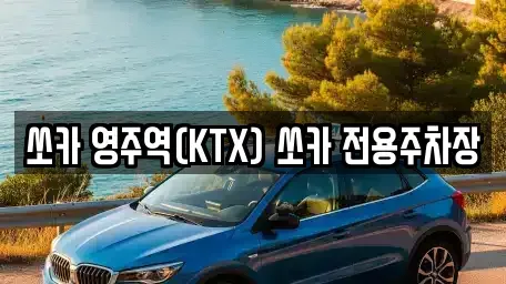 경북 봉화군 렌트카 전문 쏘카 영주역(KTX) 쏘카 전용주차장