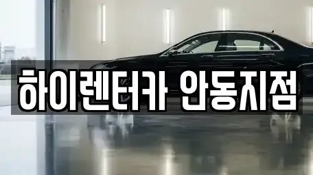 경북 안동시 금곡동 렌트카 전문 하이렌터카 안동지점