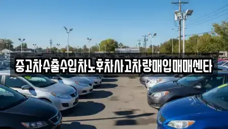 경북 안동시 평화동 중고차매매 전문 중고차수출수입차노후차사고차량매입매매센타