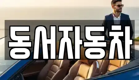 경북 영천시 언하동 중고차 전문 동서자동차