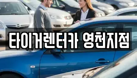 경북 영천시 창구동 렌트카 전문 타이거렌터카 영천지점