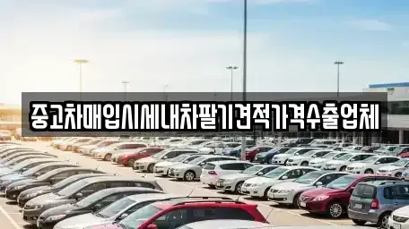 경북 영천시 창구동 중고차매입 전문 중고차매입시세내차팔기견적가격수출업체