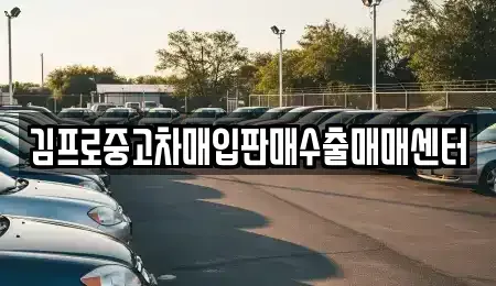 경북 예천군 예천읍 중고차매매 전문 김프로중고차매입판매수출매매센터
